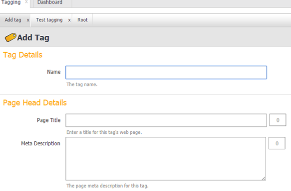 Adding Tag Adding Tag